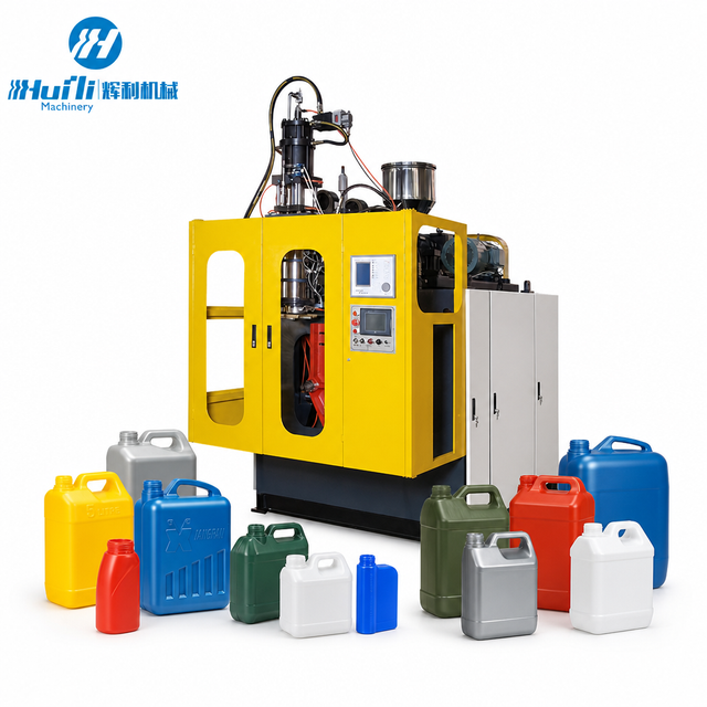 Máquina automática de moldagem por sopro e extrusão para fabricação de garrafas HDPE e PP Jerry Can